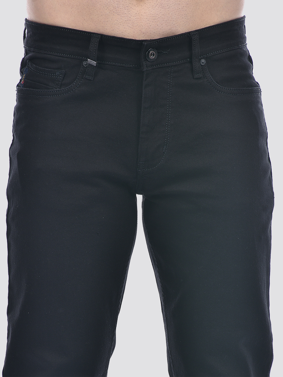 Numero Uno Men Solid Black Jeans